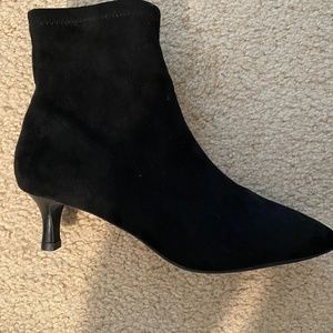 Rockport Black Suede sock booties